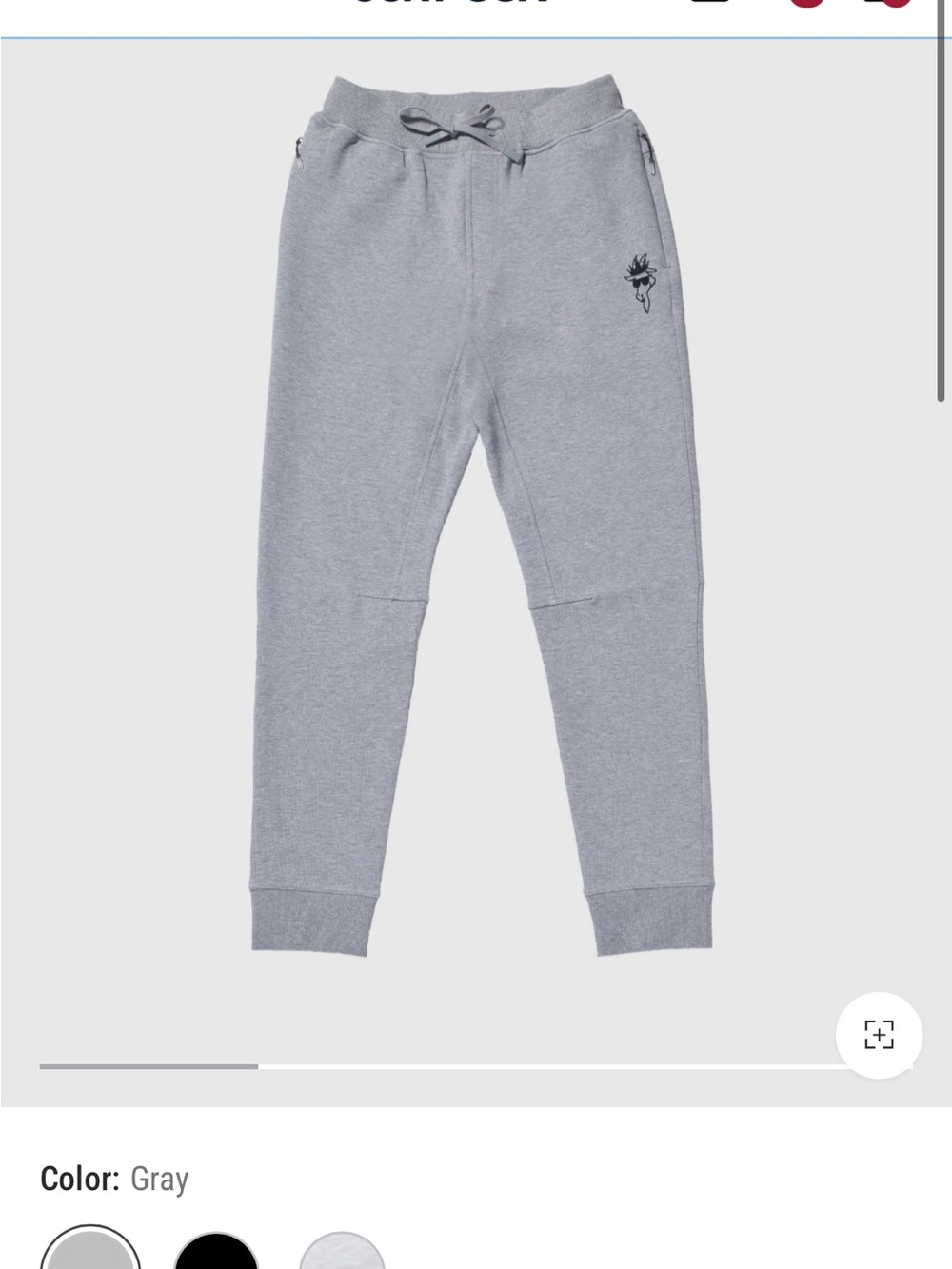 Men’s goat Gray Fleece Jogger Pants - Comfortable Everyday Bottoms